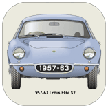 Lotus Elite S2 1957-63 Coaster 1